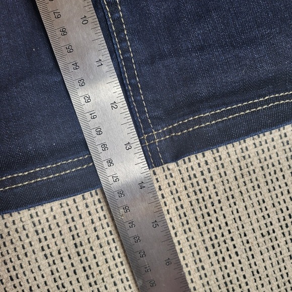 MAX&Co. Denim Skirt Womens Small Blue Mini Embroidered‎ Back Pockets Casual Jean - Picture 7 of 8